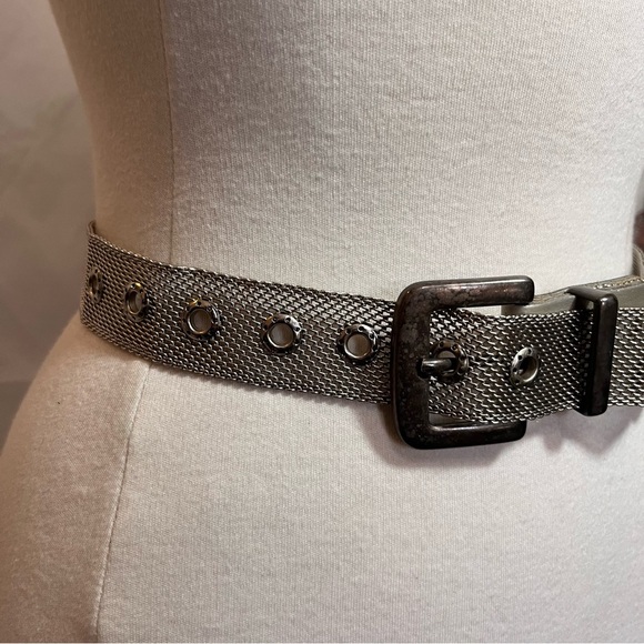 VINTAGE Mesh Metal Belt - Picture 5 of 5